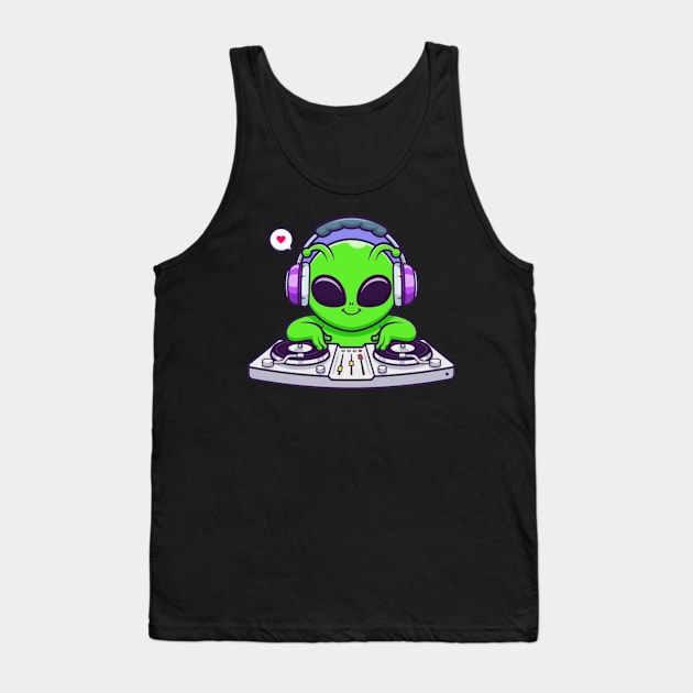 Alien Tank Top by TheDesigNook